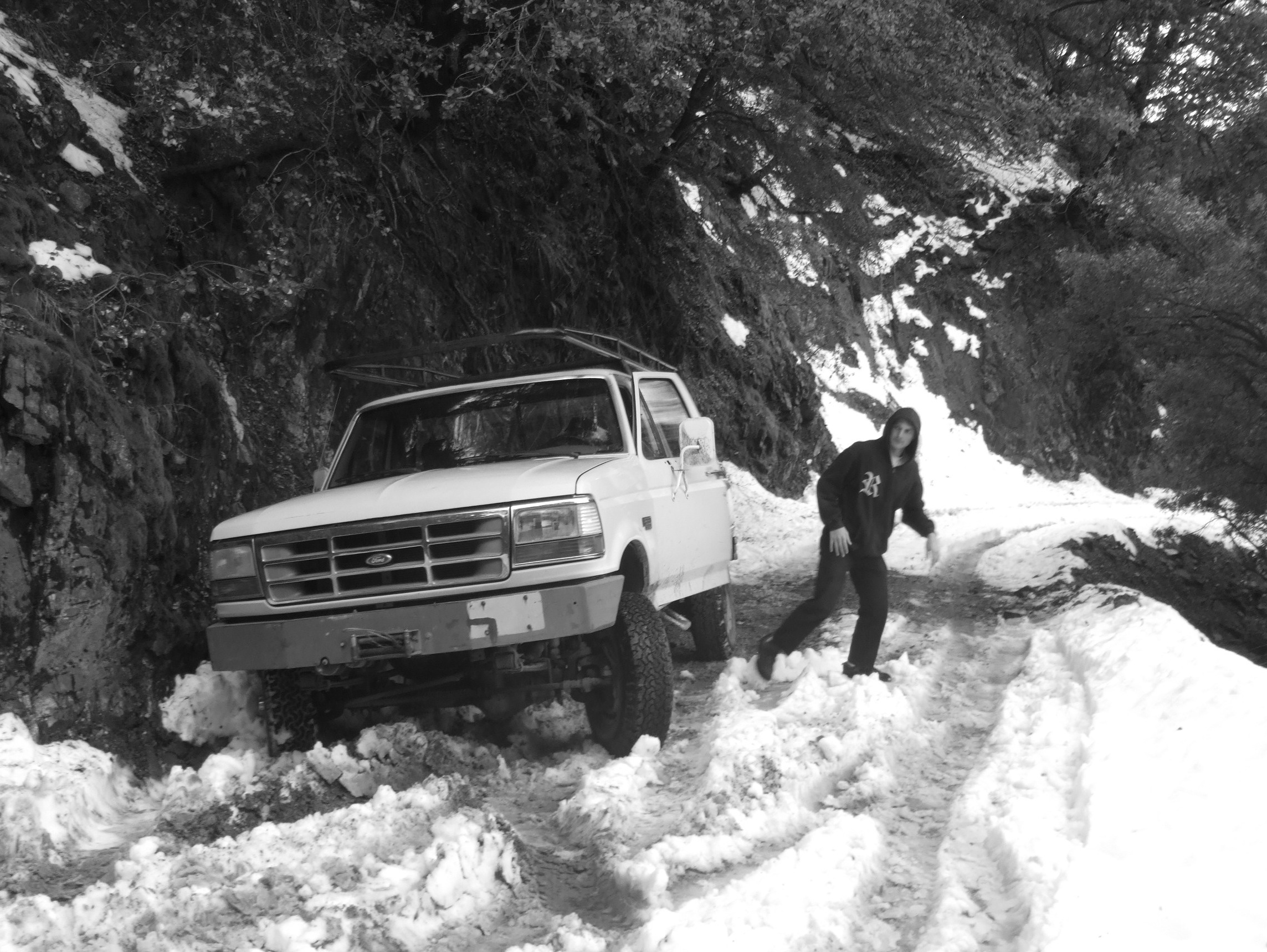 Driving the road day 1 Bryan hits the mountain