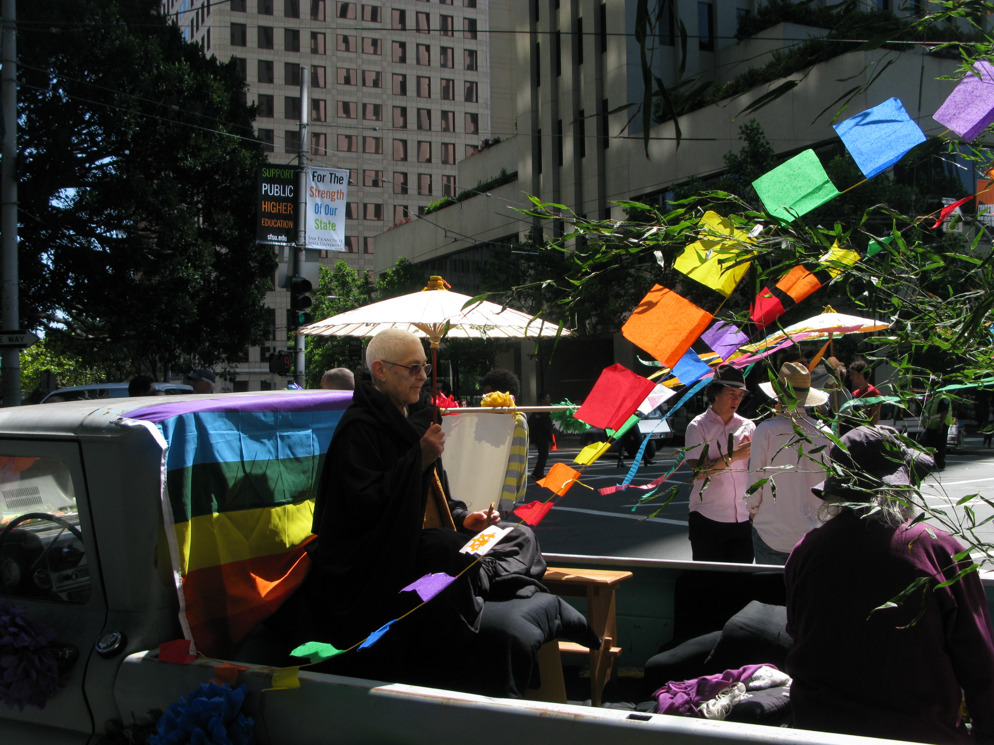 Pride - Blanche on the truck